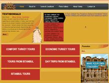 Tablet Screenshot of elitetravelturkey.com